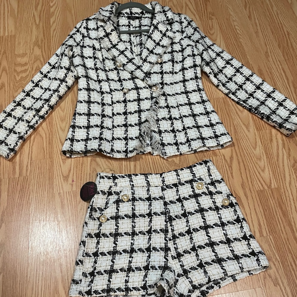 HMS (HotMiamiStyles) Blazer and Shorts Set